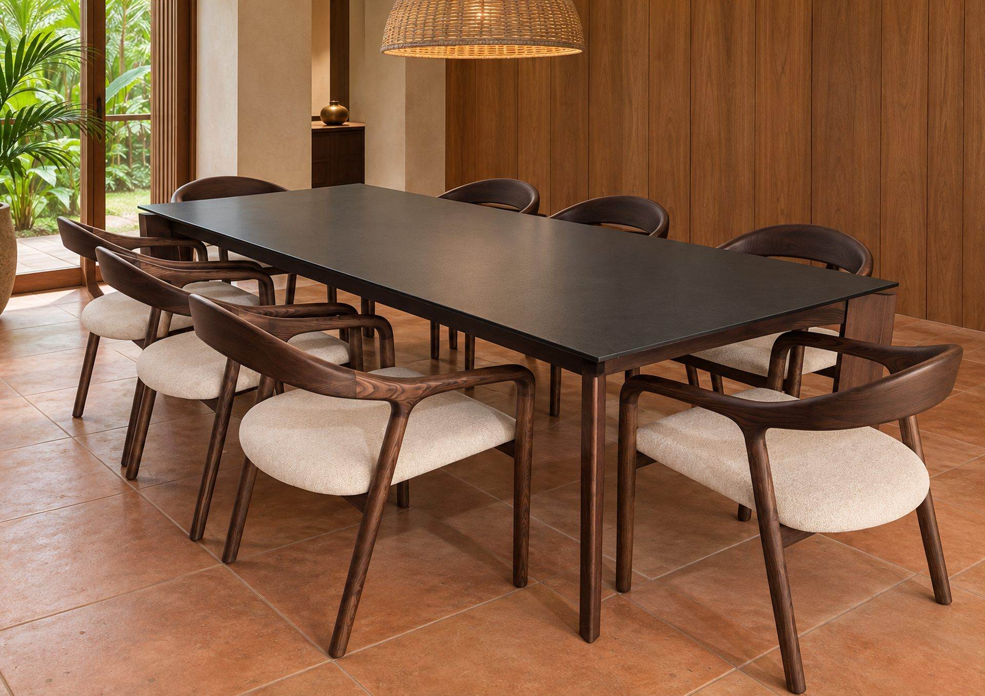 Asharee dining set in a Kerala home