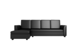 Asharee Classic-Vetro Sectional Sofa Black Sectional Sofa L-Shape Sectional Sofa-LHS