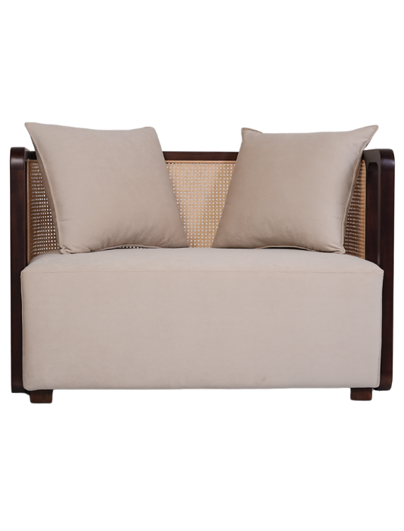 Asharee Curved Rattan Sofa